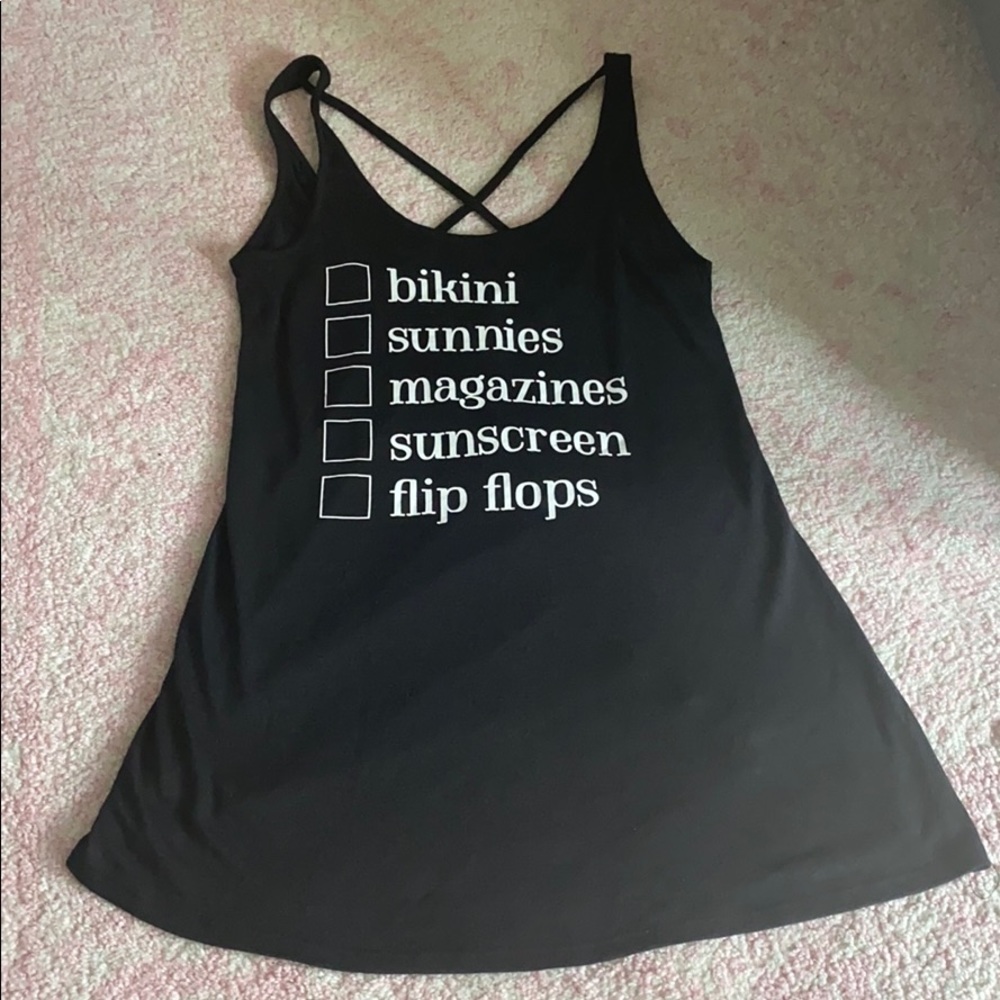 Black Beach Cover Up
